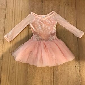 Bloch Velvet Tutu Dress - Pink